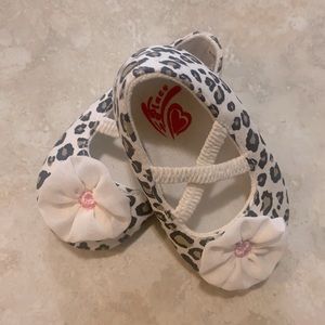 cheetah print baby girl shoes